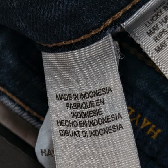 Lucky Brand 00/24 Hayden Women’s Jeans 29x29 Blue Denim Stretch Mid Rise Y2K - Picture 4 of 6